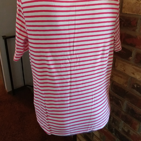 Bright striped 3/4 sleeved Tee - Picture 4 of 5